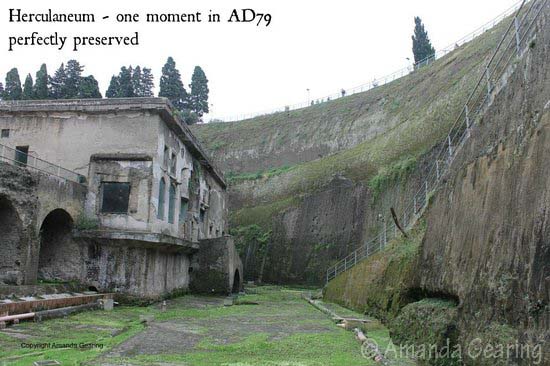 Herculaneum – the Italian town buried in volcanic ash in AD79